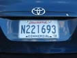 Commercial vehicle's plate