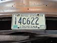 Normal plate (1974 series). C = Raceland area (later Gray area)
