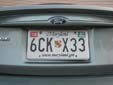 Normal plate (1986 series, since 2005 with<br>www.maryland.gov at the bottom)
