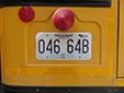 Bus plate (2008 series)