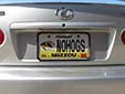 Personalized university plate 'University Of Missouri - Columbia (Mizzou)'