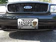 Springfield Police Department plate
