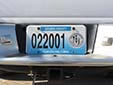 Greene County county owned vehicle's plate 'Planning and Zoning'