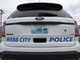 Webb City Police Department plate