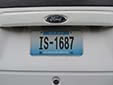 City of Joplin city owned vehicle's plate 'Information Services'