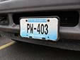 City of Joplin city owned vehicle's plate 'Street Department'