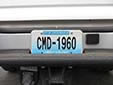 City of Joplin city owned vehicle's plate 'Community Development'