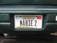 Personalized plate (2006 series)