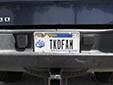 Personalized university plate 'Montana State University - Go Cats'