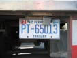 Permanent trailer plate. PT = Permanent Trailer