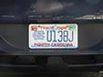 University plate 'University of North Carolina at Chapel Hill'