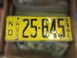 Truck plate (1941 series)