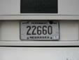 Apportioned plate (inter-state commercial vehicles, old style)<br>APP PWR = apportioned power