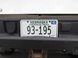 Commercial truck plate (2011 series). 93 = Hooker County