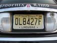 Limousine plate (1993 series). OL = limousine<br>(for vehicles with a capacity of no more than 14 passengers used for charter when<br>the fare is agreed upon in advance between the operator and the passenger)