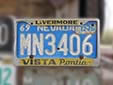 Normal plate (1969 series). MN is issued in Mineral County