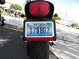 Motorcycle plate (2001 series)