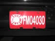 Fire engine's plate. F.D.N.Y. = Fire Department New York