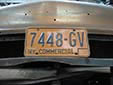 Commercial vehicle's plate (1973 series)