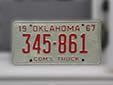 Commercial truck plate (1967 series)