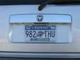 Special interest plate 'Oklahoma City Thunder' (old style)