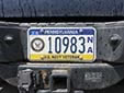Military private plate 'U.S. Navy Veteran'