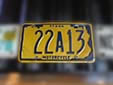 Motorcycle plate (old style)