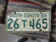 Truck plate (1965 series). T = truck