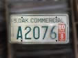Commercial vehicle's plate (old style)