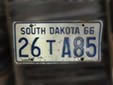 Truck plate (1966 series). T = truck