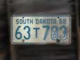 Truck plate (1968 series). T = truck