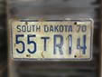 Truck plate (1970 series). T = truck