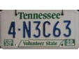 Normal plate (1983 series). 4 = Hamilton County