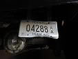 Antique vehicle's plate. AA = antique auto