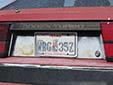 Normal plate (1995 series)<br>This special issue was the standard plate in 1995 and 1996,<br>after which the state returned to the 1989 series plate.
