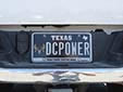 Personalized special interest plate 'Texas Trophy Hunters Association'