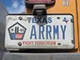 Personalized special interest plate 'Fight Terrorism'