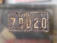 Truck plate (1957 series)