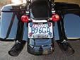 Motorcycle plate (2007 'Skier' series)