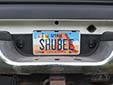 Personalized plate (optional 1992 series). RH = Rich County